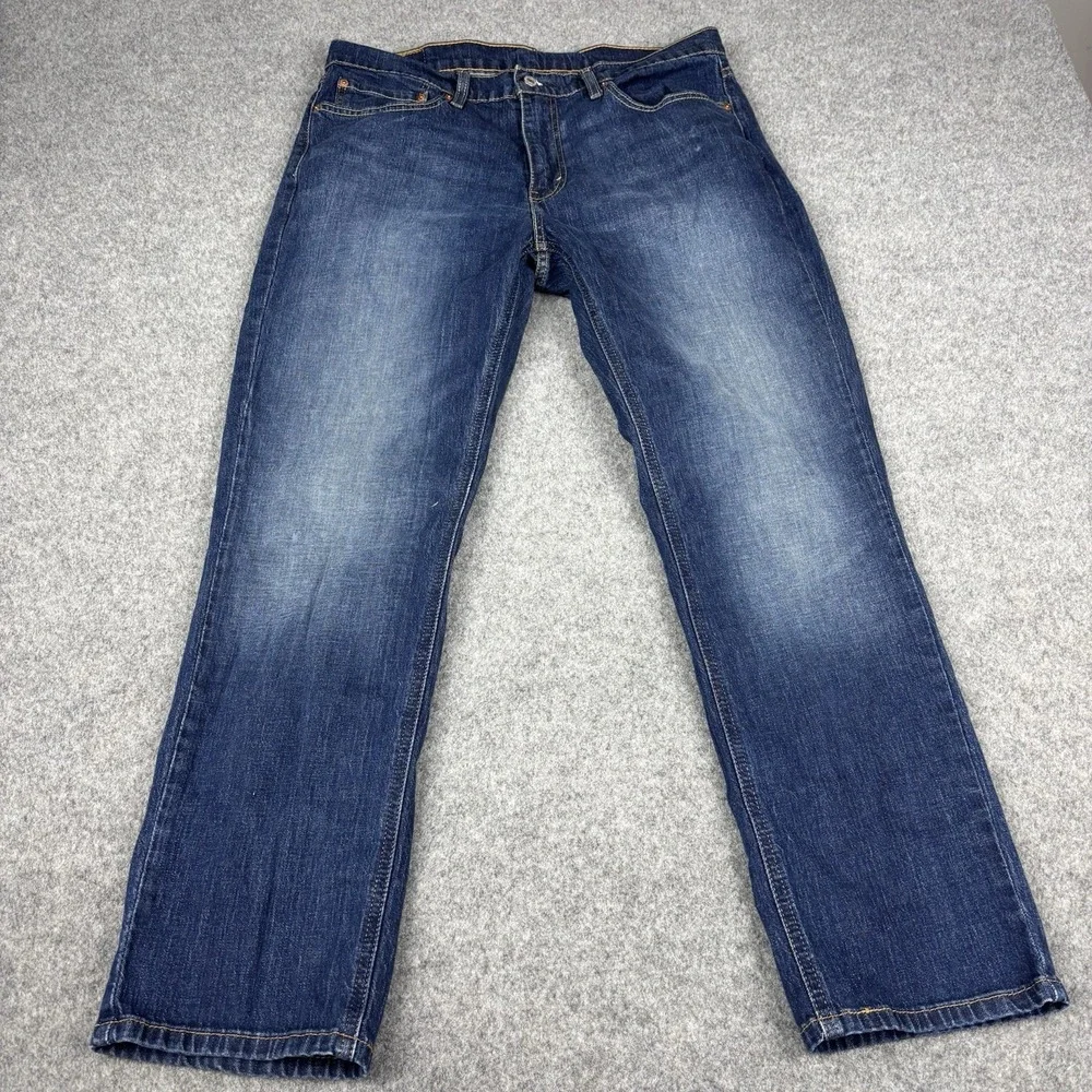 Levi's‎ 541 Jeans Men's 36x32 Athletic Taper Dark Wash Stretch Denim Casual Blue